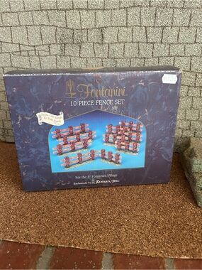 Fontanini Nativity 5” scale Rustic 10-Piece Fence Set -